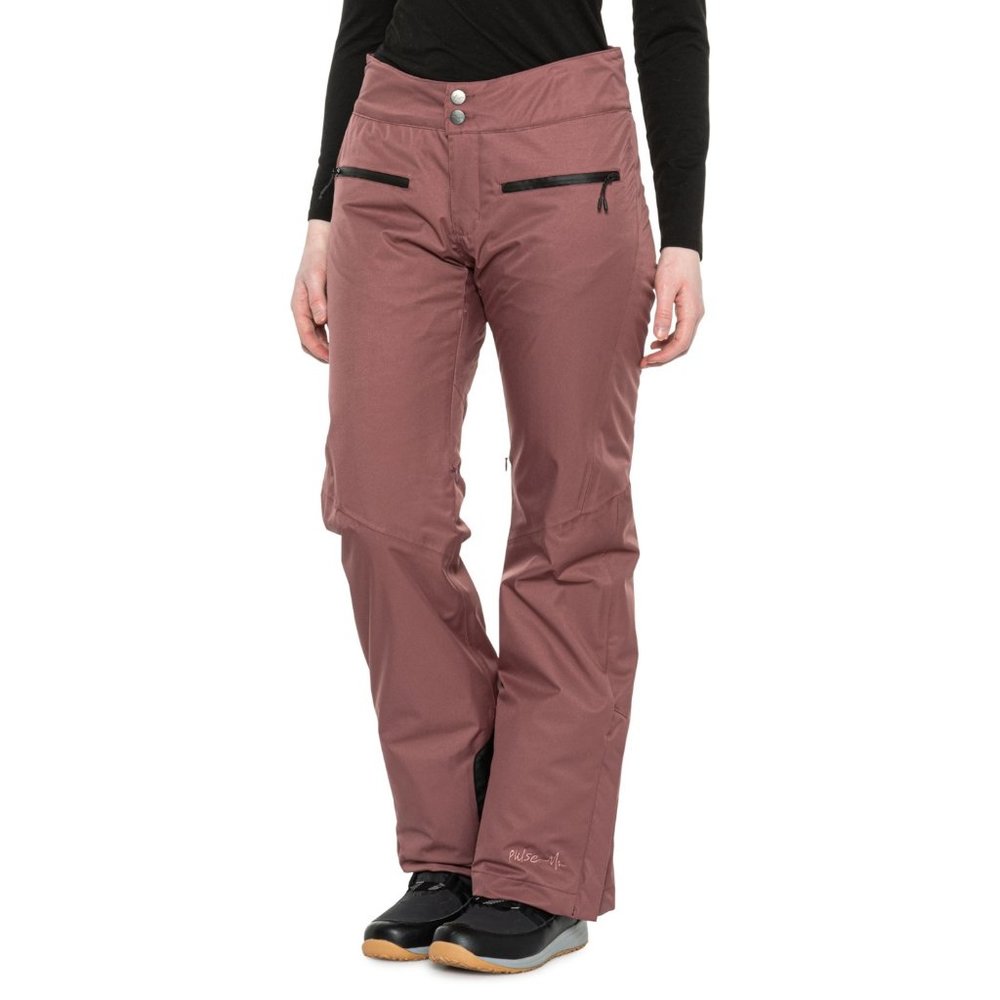 NEW Pulse Trax Snow Pants - Waterproof, Insulated Rose Clay color 462sn